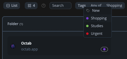 Filter by Tag